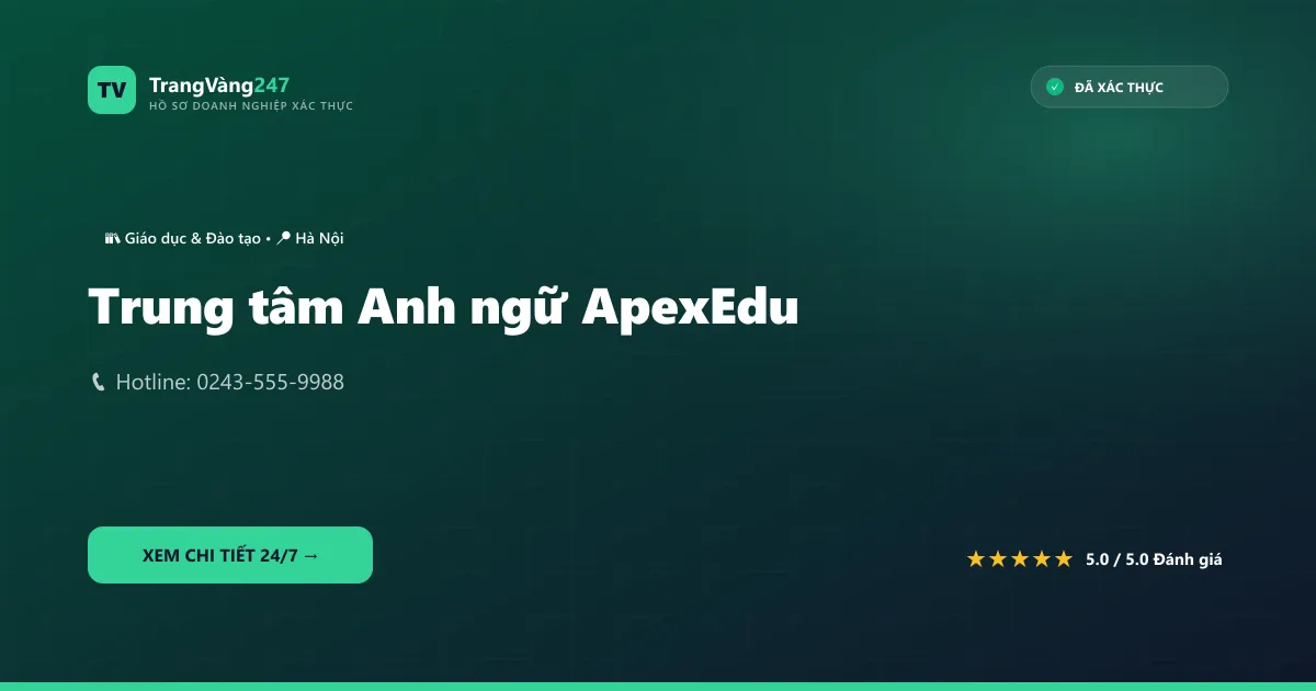 Trung tâm Anh ngữ ApexEdu