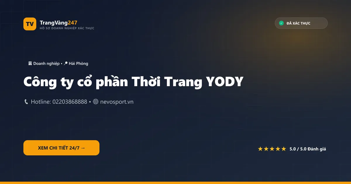 Công ty cổ phần Thời Trang YODY