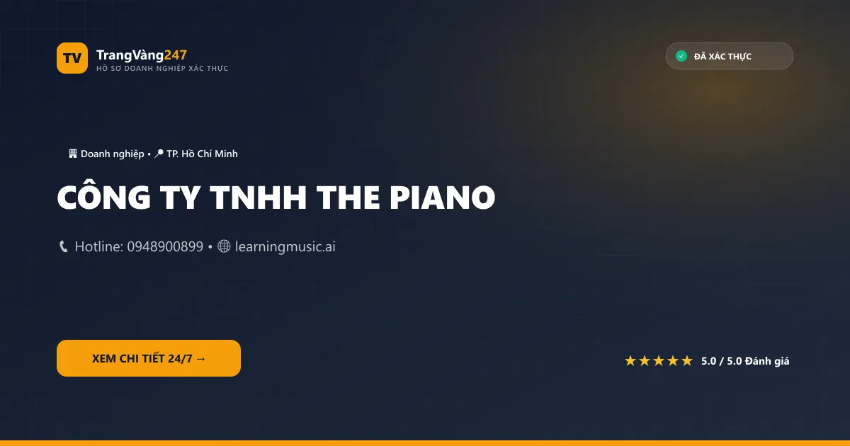 CÔNG TY TNHH THE PIANO