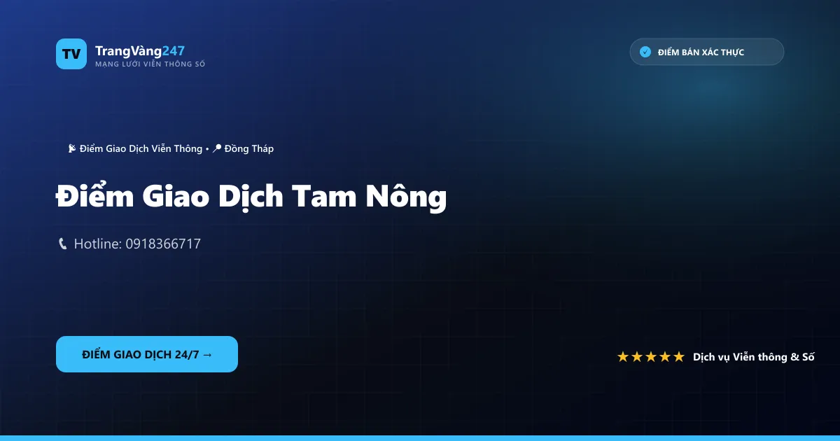 Điểm Giao Dịch Tam Nông
