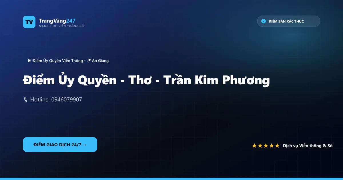 Điểm Ủy Quyền - Thơ - Trần Kim Phương