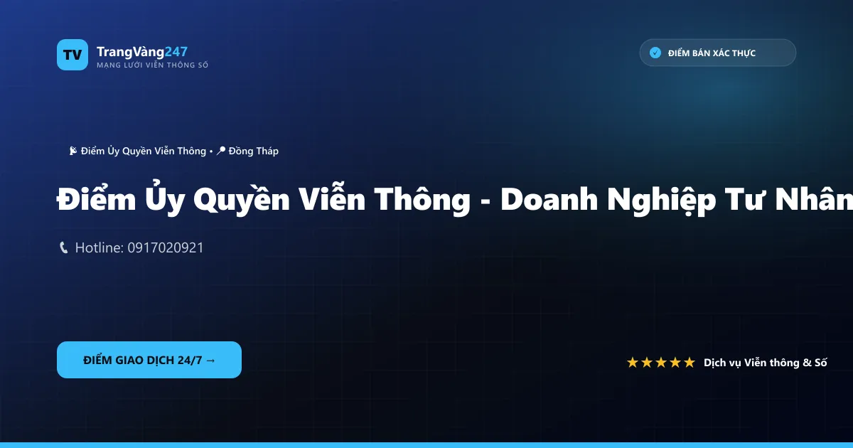 Điểm Ủy Quyền Viễn Thông - Doanh Nghiệp Tư Nhân Kim Oanh