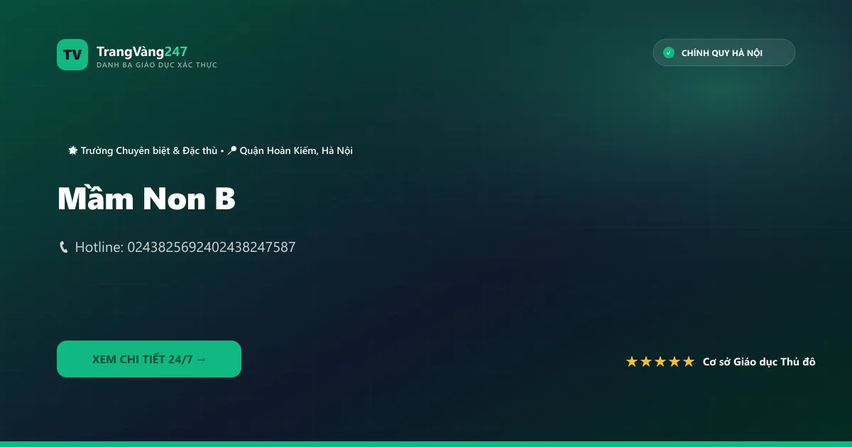Mầm Non B