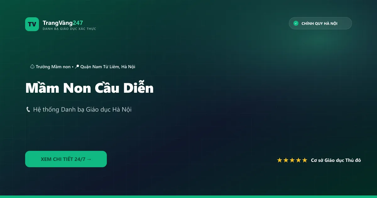 Ảnh bìa Mầm Non Cầu Diễn