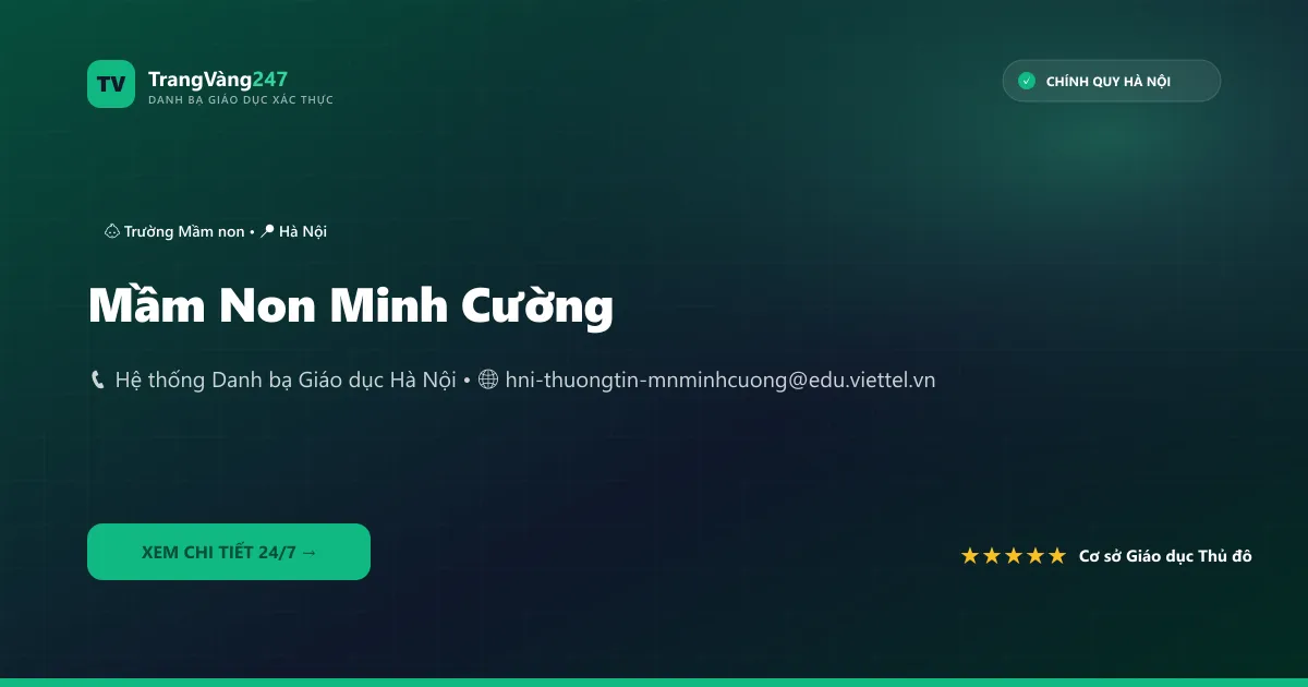 Mầm Non Minh Cường