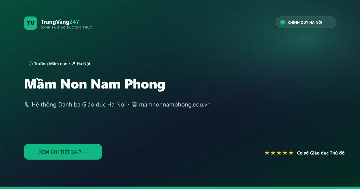 Mầm Non Nam Phong