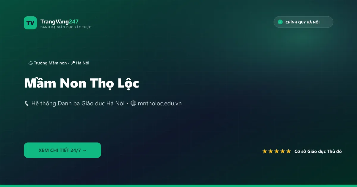Mầm Non Thọ Lộc