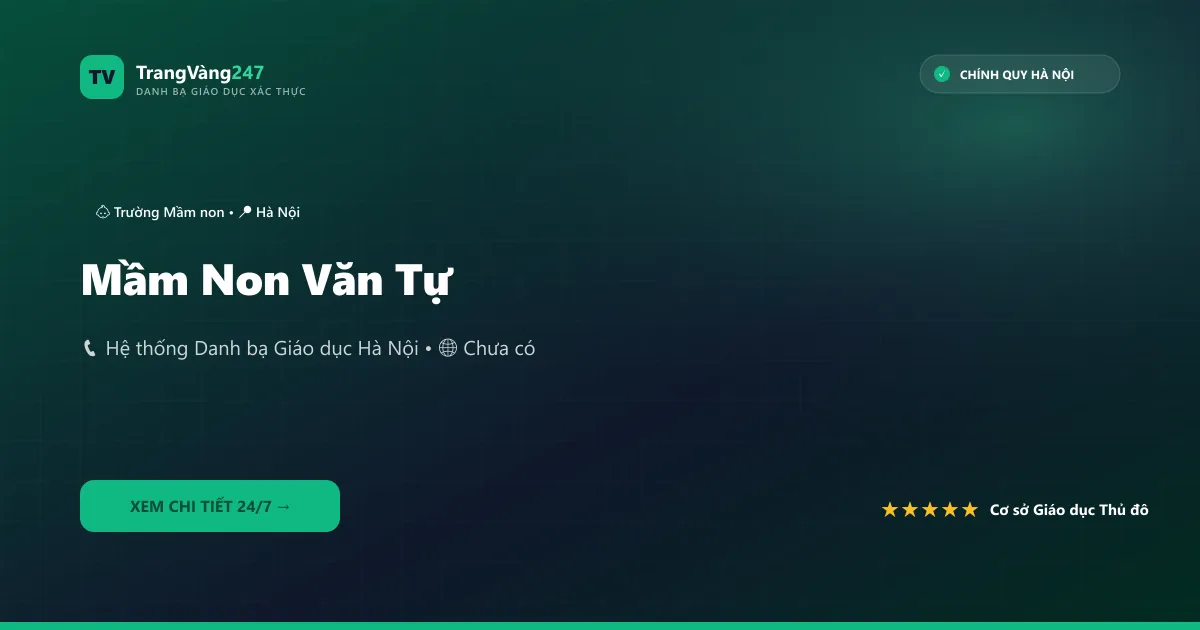 Mầm Non Văn Tự