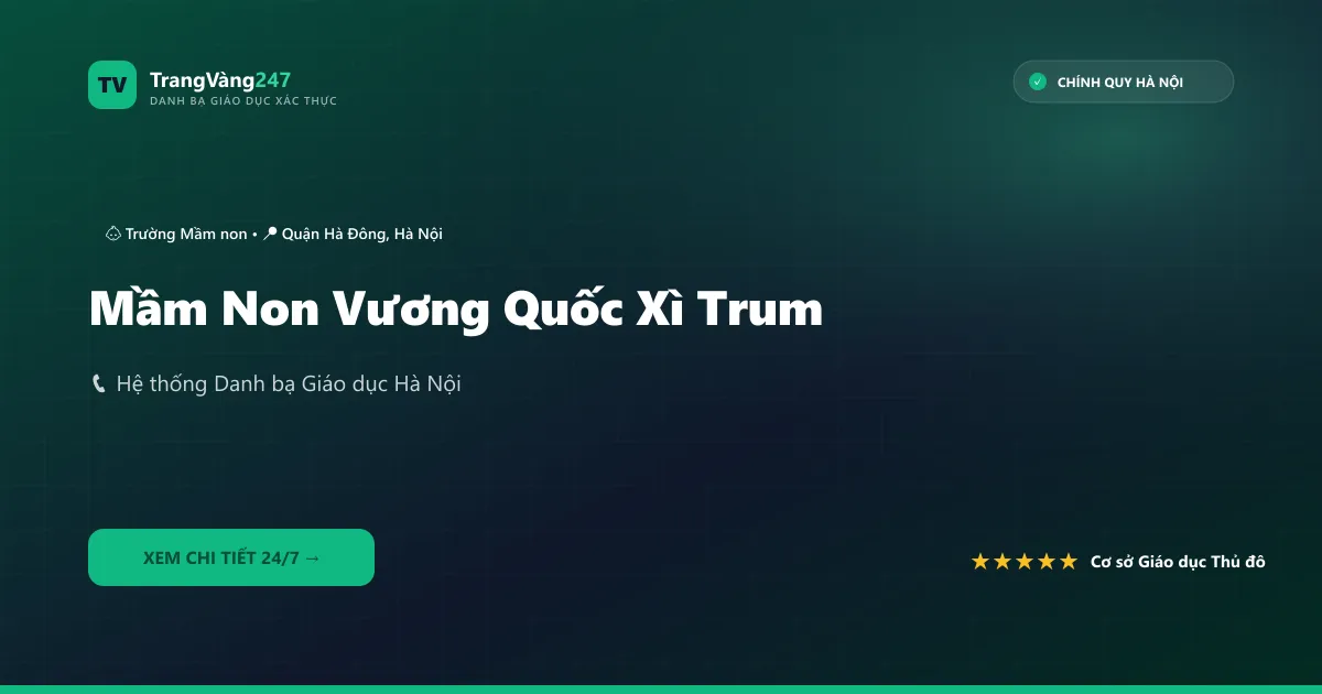 Ảnh bìa Mầm Non Vương Quốc Xì Trum