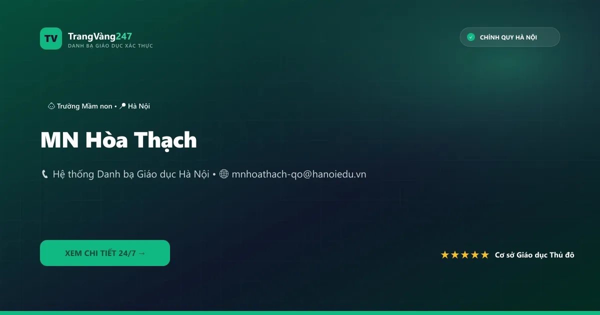 MN Hòa Thạch
