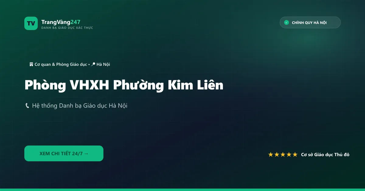 Ảnh bìa Phòng VHXH Phường Kim Liên