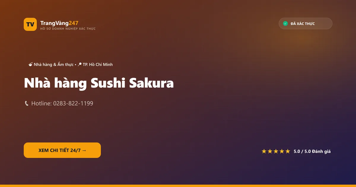 Nhà hàng Sushi Sakura