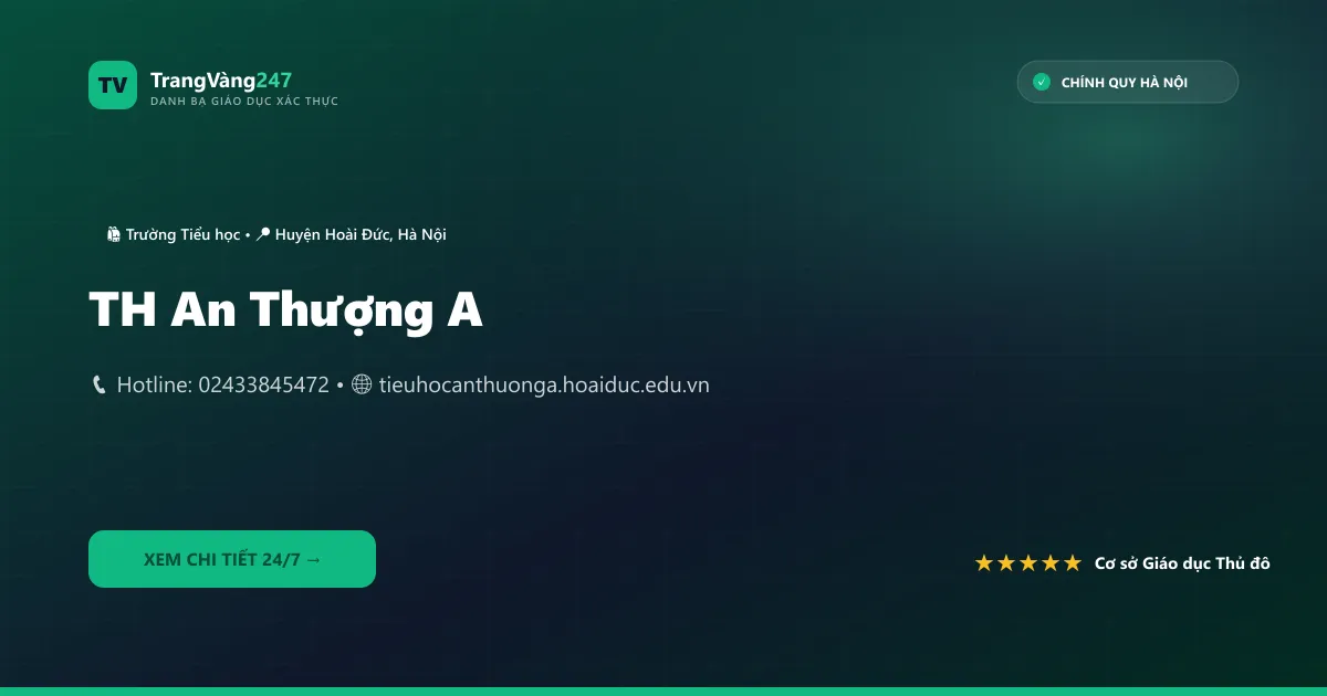 Ảnh bìa TH An Thượng A