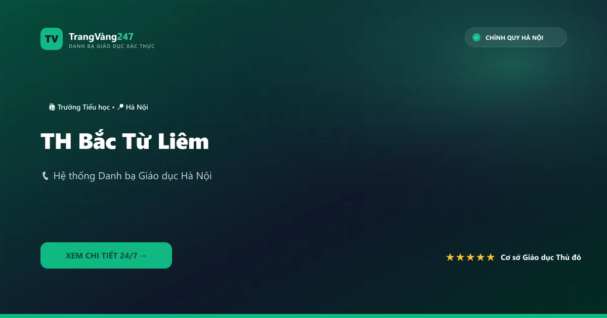 TH Bắc Từ Liêm