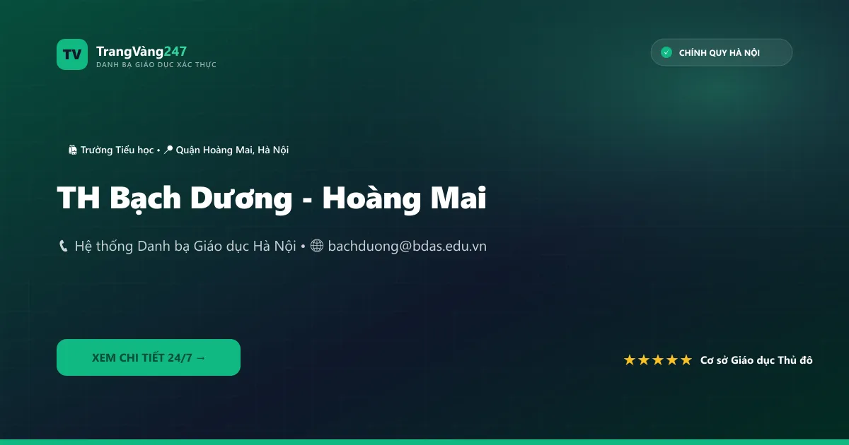 Ảnh bìa TH Bạch Dương - Hoàng Mai