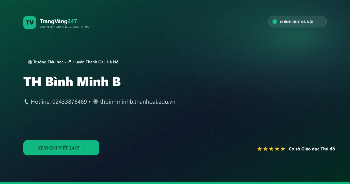 TH Bình Minh B