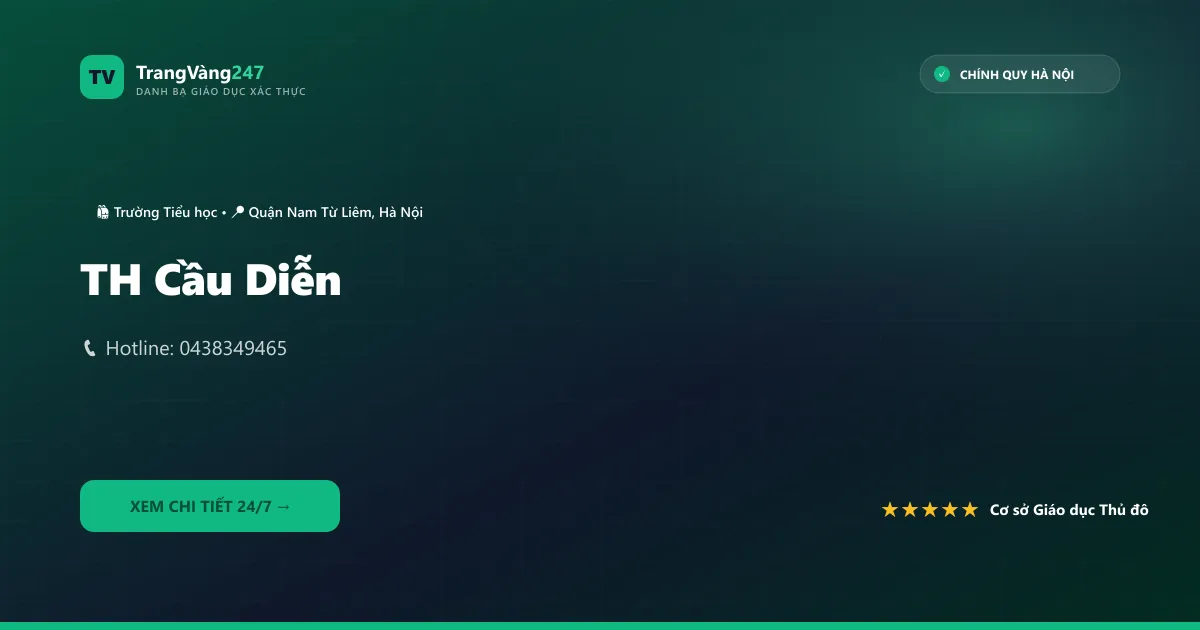 Ảnh bìa TH Cầu Diễn