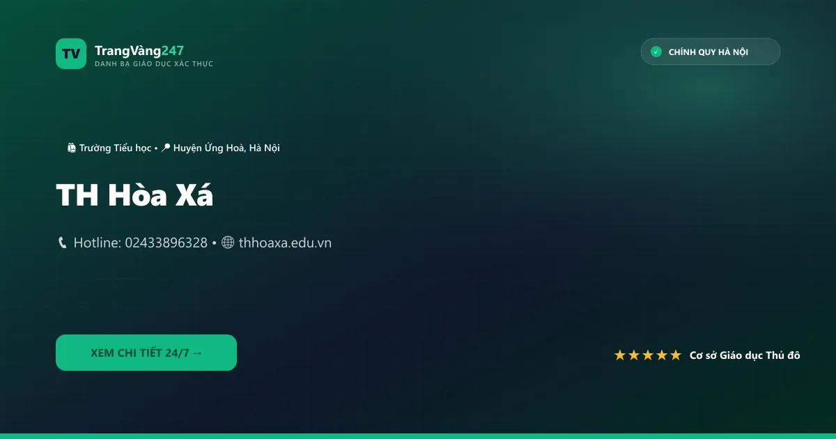 TH Hòa Xá