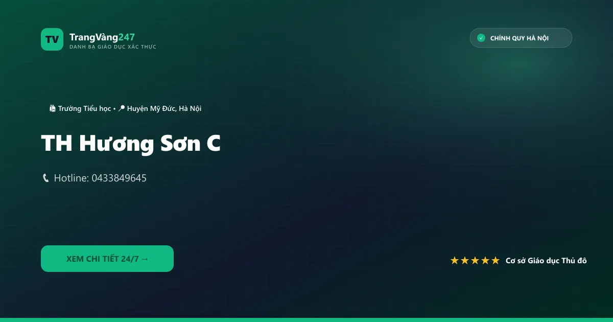 Ảnh bìa TH Hương Sơn C