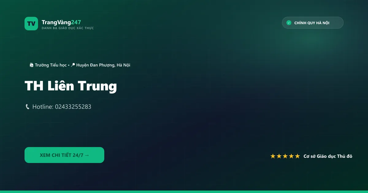 Ảnh bìa TH Liên Trung