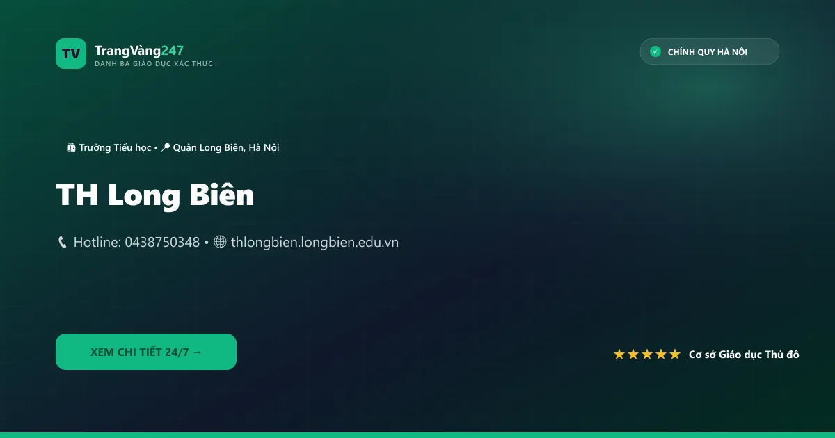 Ảnh bìa TH Long Biên