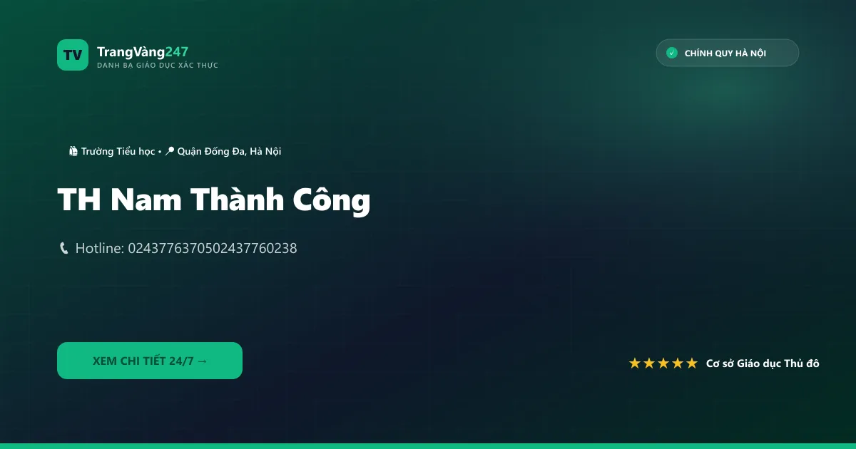 Ảnh bìa TH Nam Thành Công