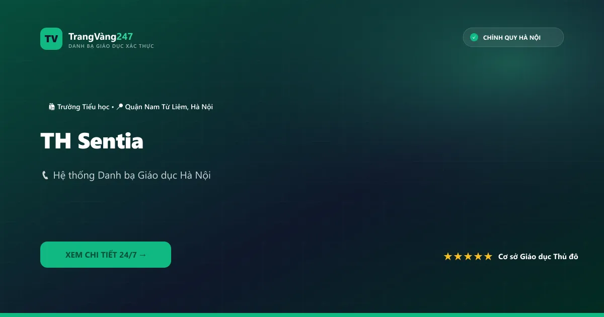 Ảnh bìa TH Sentia