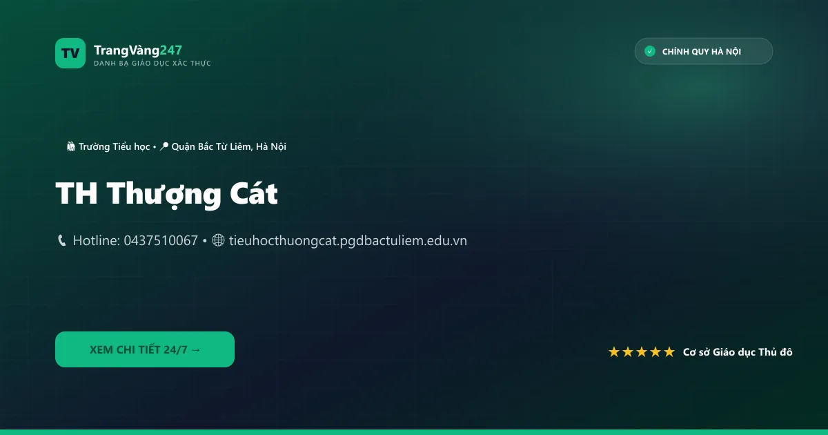 Ảnh bìa TH Thượng Cát