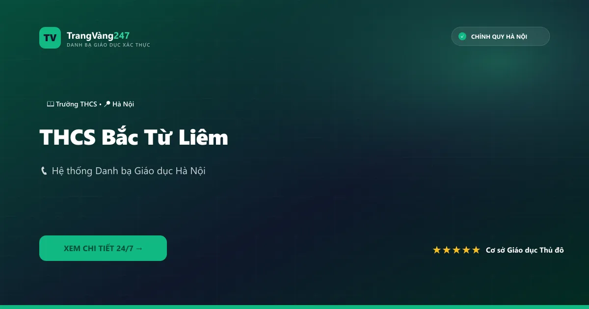 THCS Bắc Từ Liêm
