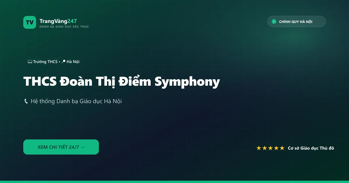 THCS Đoàn Thị Điểm Symphony
