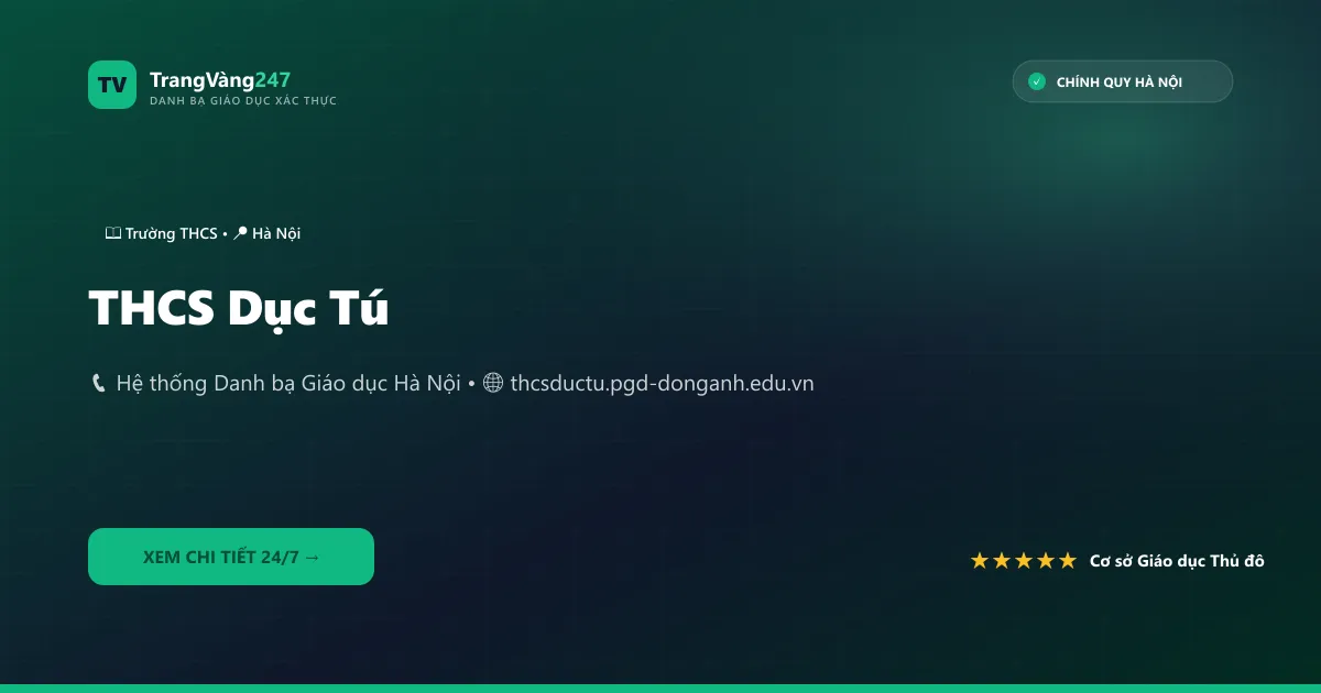 THCS Dục Tú