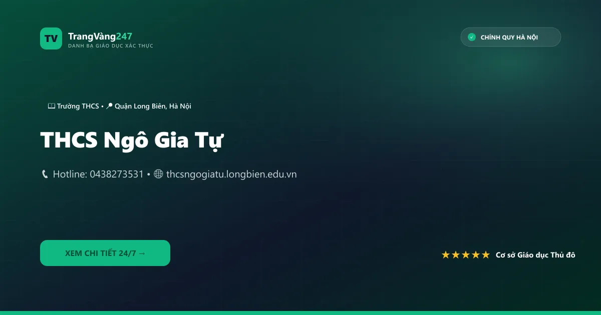 Ảnh bìa THCS Ngô Gia Tự