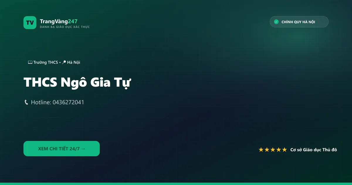 THCS Ngô Gia Tự