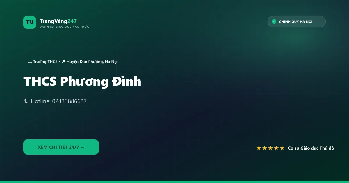 Ảnh bìa THCS Phương Đình