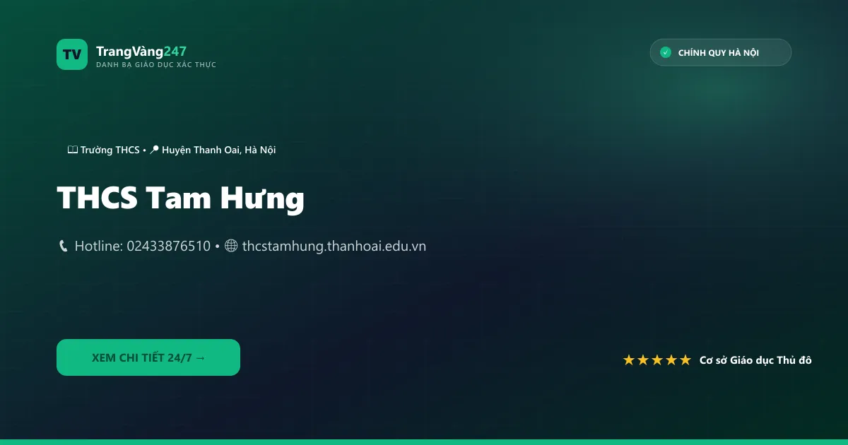 Ảnh bìa THCS Tam Hưng