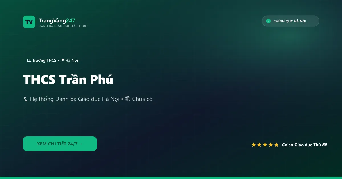 THCS Trần Phú