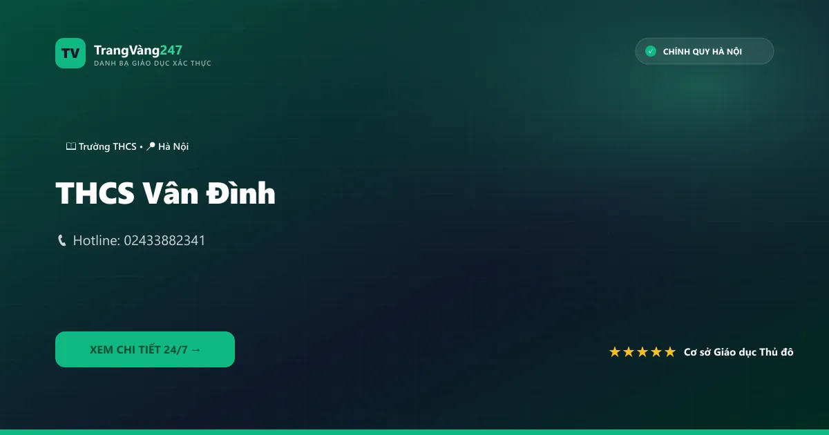 THCS Vân Đình