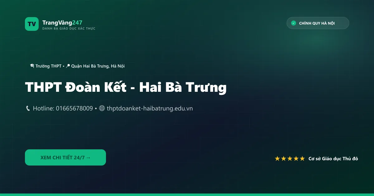 THPT Đoàn Kết - Hai Bà Trưng