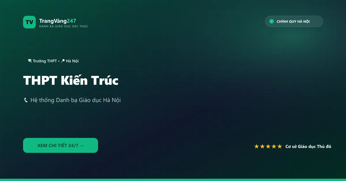 THPT Kiến Trúc