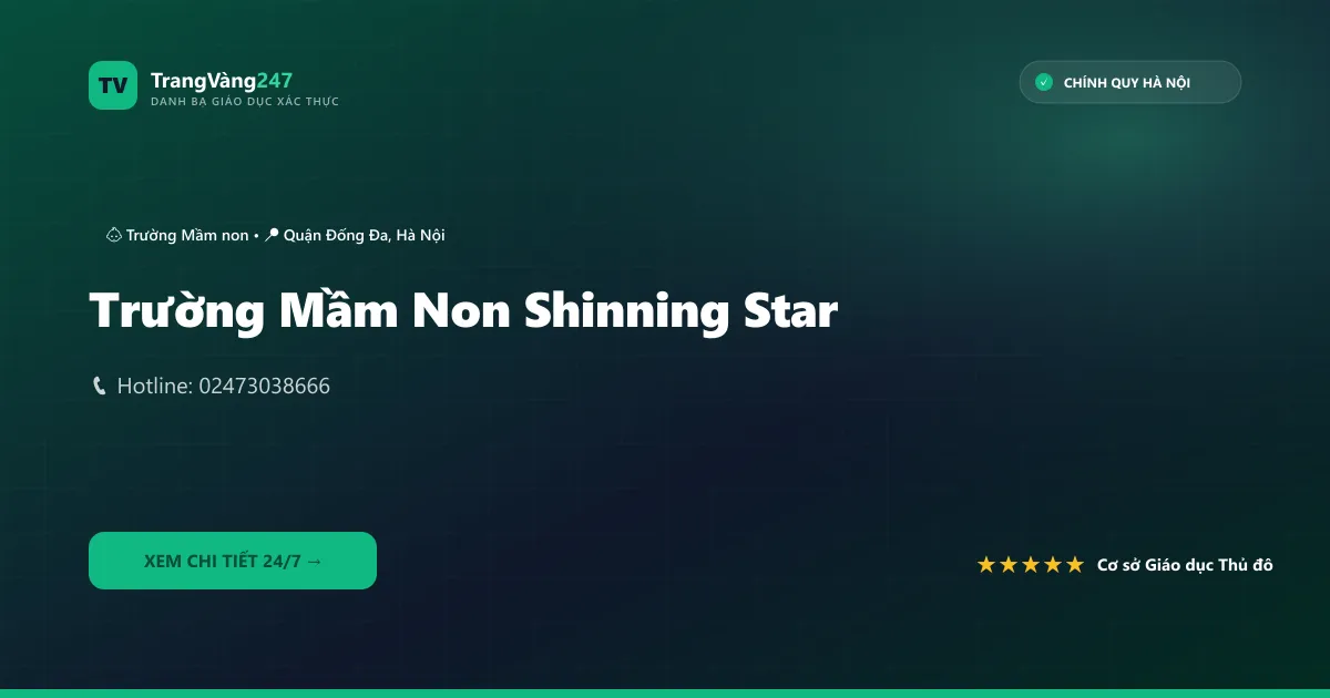 Trường Mầm Non Shinning Star